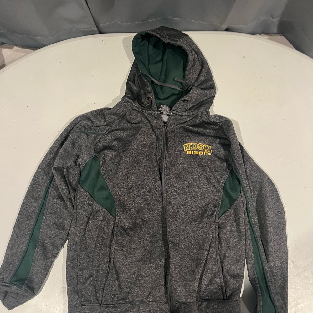 NDSU Colosseum Athletics Gray and Green Jacket